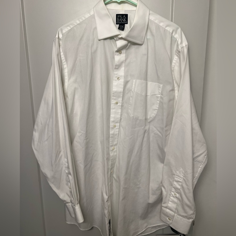 Jos. A. Banks White Tuxedo Shirt